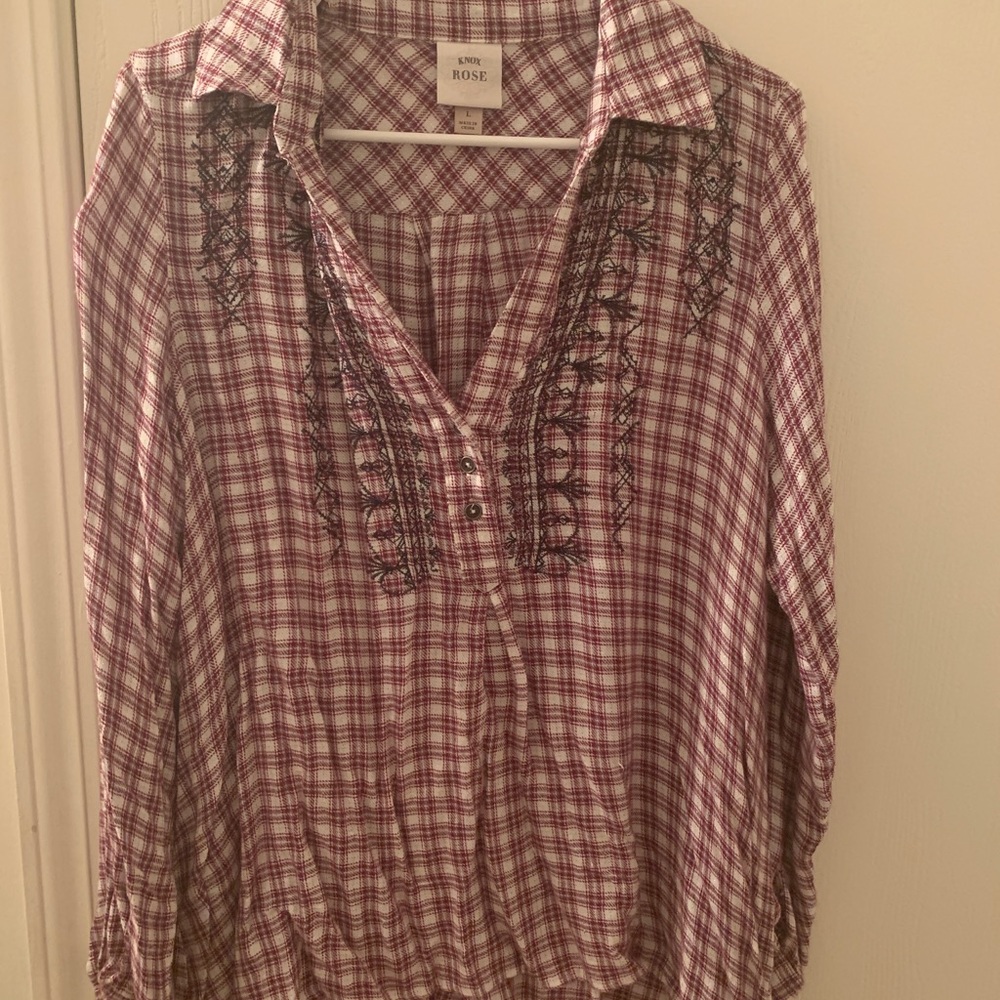 Knox Rose Shimmer Flannel